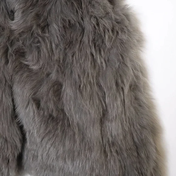 THEORY Hanalee Blue Fox Fur Vest P/S - Picture 3 of 8